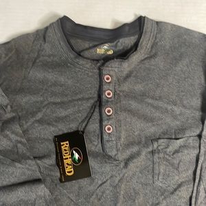 RedHead Gray Long Sleeve Tee Mens Size Large